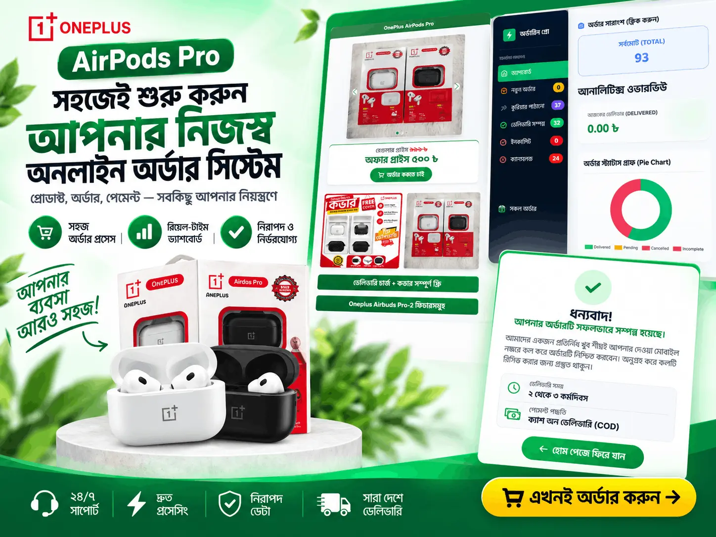 Landing page PHP Website - Website Design Template