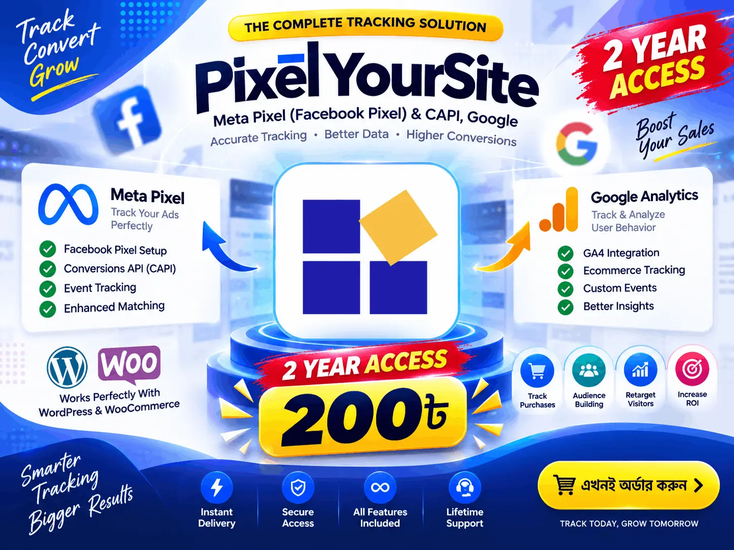 Meta Pixel (Facebook Pixel) &amp; CAPI - Website Design Template