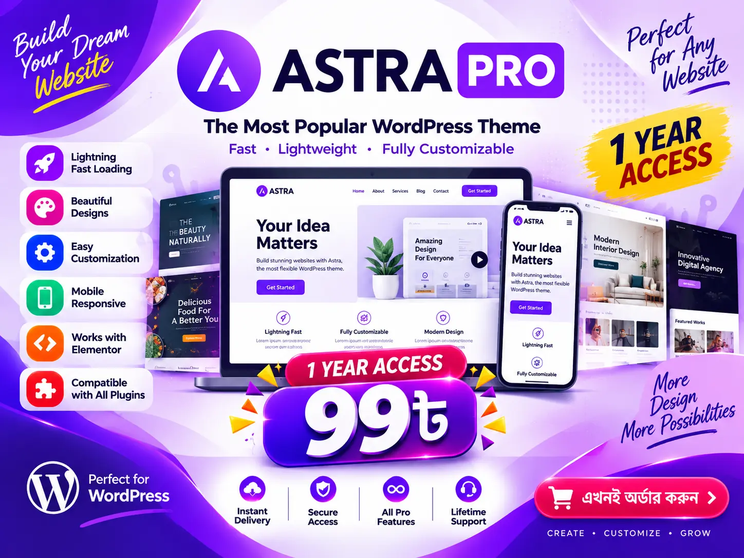 Astra-pro them - Website Design Template
